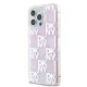 Apple iPhone 15 Pro Max 6.7\'\' DKNY Liquid Glitter Multilogo Case Cover, Pink | Чехол Кабура Кейс...