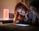 Bezvadu LED galda lampa ar skārienvadību un RGB krāsām, USB-C