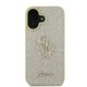 Guess Fixed Glitter Big 4G Case for iPhone 16 - Gold