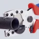 KNIPEX 90 25 20 Pipe Cutter for Composite and Protective Pipes