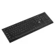 Bezvadu tastatūras un peles komplekts NanoRS RS580, 2.4 GHz, 1200 DPI, melns