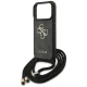 Guess 4G Big Logo Cord Stap Crossbody Phone Case Cover iPhone 17 Pro - Black