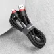 Baseus 50cm 3A USB-C Type C Data Charging Cable (Black) - кабель для зарядки for Samsung Huawei Xiaomi
