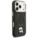 Karl Lagerfeld Big Strap Karl Metal Logo MagSafe vāciņš iPhone 17 Pro – melns | Phone Case Cover