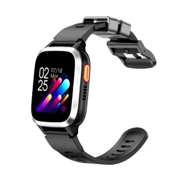 Детские смарт-часы Q112A с функцией звонков и GPS, черные