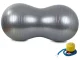 Fitnesa Vingrošanas Dubultā Bumba - Sudraba, 50 cm | Exercise Fitness Gym Peanut Ball