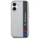 BMW iPhone 16 Plus Case Motorsport IML Vertical Stripe, Gray