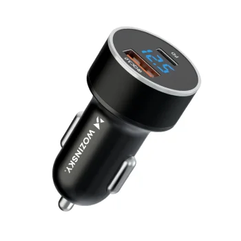 Автомобильное зарядное устройство Wozinsky WDCCAC USB-C / USB-A 36W, черное
