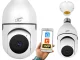 Поворотная WiFi камера Лампочка E27 PTZ IP 3Мп SMART LTC VISION