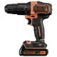 Akumulatora triecienurbjmašīna-skrūvgriezis Black & Decker BDCHD18KB-QW, 18V, 2x 1,5Ah