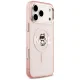 Karl Lagerfeld IML Choupette Sketch Logo MagSafe vāciņš iPhone 17 Pro Max, rozā