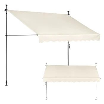 Балконная маркиза MultiGarden 300x120 см водонепроницаемая, бежевая