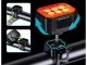 Velosipēda LED lukturu komplekts priekšējais un aizmugurējais USB IP65