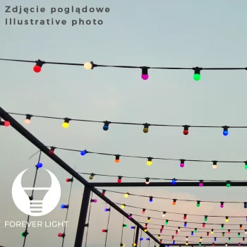 Уличная гирлянда Forever Light 12м, 10x E27, IP65