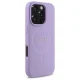 Чехол Guess для iPhone 16 Pro Saffiano MagSafe, фиолетовый