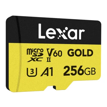 Atmiņas karte Lexar GOLD microSDXC 256GB UHS-II V60