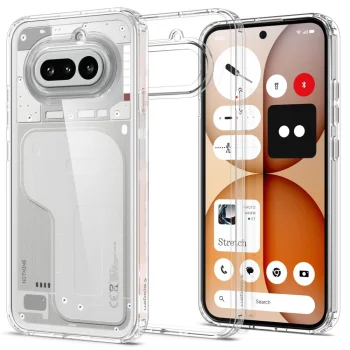 Vāciņš Spigen Ultra Hybrid tālrunim Nothing Phone 4A, caurspīdīgs
