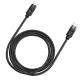 Кабель Orico CDX 60W 3A USB-C на USB-C, 1м, Черный