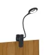 Bezvadu LED lasīšanas lampa ar klipsi Wozinsky WLBK-02, USB-C, melna