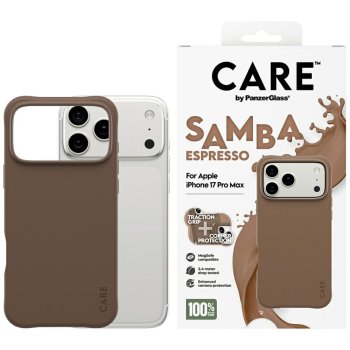 PanzerGlass iPhone 17 Pro Max vāciņš CARE Fashionable Samba MagSafe, brūns