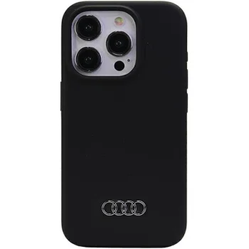 Audi iPhone 15 Pro Max vāciņš Silicone, melns