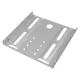 Maclean MC-655 HDD/SSD montāžas adapteris 2.5\" uz 3.5\" nodalījumu, sudraba