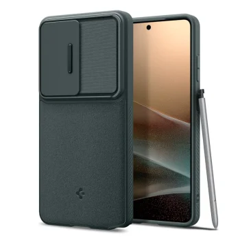 Spigen Optik Armor ümbris Samsung Galaxy S26 Ultrale, roheline