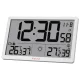 Метеостанция и настенные часы Kienzle Jumbo NEO LCD, белые