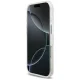 Чехол Karl Lagerfeld IML Karl RSG Logo MagSafe для iPhone 17 — прозрачный