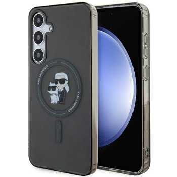 Samsung Galaxy S24+ Plus (SM-S926) Karl Lagerfeld IML Karl & Choupette MagSafe Cover Case, Black