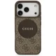 Guess iPhone 17 Pro Case 4G Circle Classic Logo MagSafe, Brown