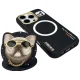Nimmy iPhone 16 Pro Max vāciņš Glasses Cool Dog MagSafe, melns