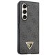Guess Leather 4G Diamond Triangle case for Samsung Galaxy Z Fold 5 - black