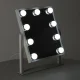 Grima spogulis ar 9 LED spuldzēm, USB, 25x30 cm