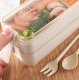 Lunch Box with Lid, 750 ml, Beige