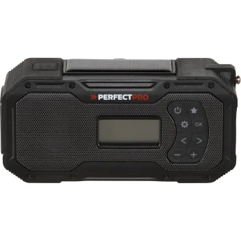 Аварийное радио PerfectPro E-100 DAB+ FM Bluetooth с динамо-ручкой и солнечной...