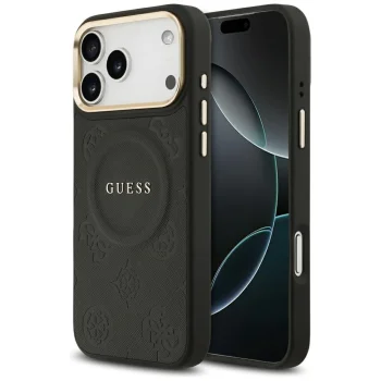 Чехол Guess MagSafe для iPhone 17 Pro Max черный