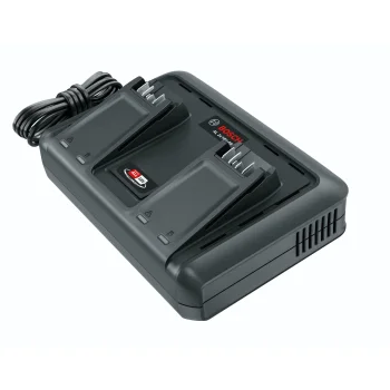 Bosch AL 2x18V-88 Dual Fast Battery Charger, 14.4-18V, Black