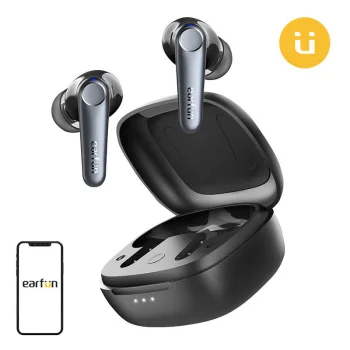 Bezvadu austiņas EarFun Air Pro 3 TWS, ANC, melnas