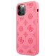 Guess iPhone 12 Pro Max Case Peony Collection Fuchsia