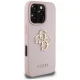 Guess Grained Big 4G Logo Small Classic iPhone 16 Pro Max maciņš - Rozā | Case Pink