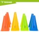 Sports Training Cones 10 Pcs Trizand 23 cm, Multicolored
