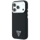 Чехол Guess Grained Triangle Logo MagSafe для iPhone 17 Pro / 18 Pro, черный