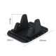 Folding Silicone Antiskid Pad Holder, Black