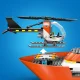 LEGO City 60504 Спасательная лодка береговой охраны и вертолет