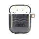Audi IML Geometric Pattern austiņu maciņš AirPods 1 / 2, pelēks