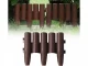 Dārza Palisāde Puķu Dobes Žogs Apmale 215cm, 8 elementi | Garden Palisade Flowerbed Barrier