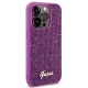 Guess iPhone 15 Pro Case Disco Metal Script, Fuchsia