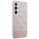 Samsung Galaxy S23 (SM-S911) Guess 4G Stripe Collection Case Cover (GUHCS23SG4GLPI), Pink