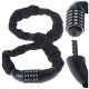 Bike lock with 5-digit code, RALLEX, 100 cm, black
